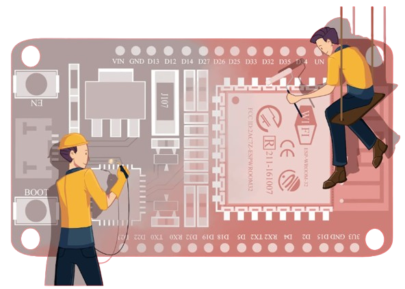 Imagen de unos técnicos